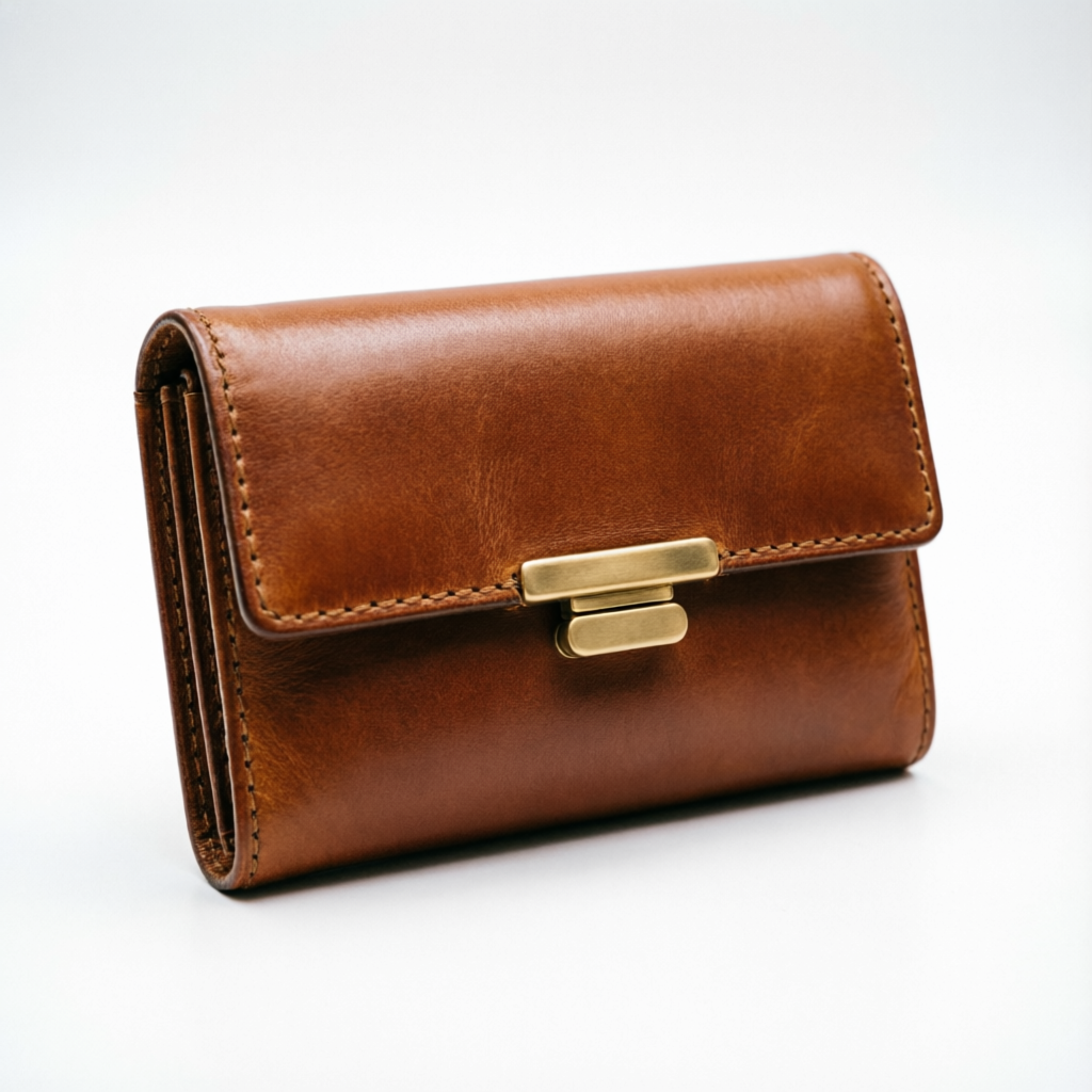 Hermes Dogon Duo Wallet Tan Leather Gold Original